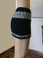 Lace Trim Mermaid Vintage Skirt