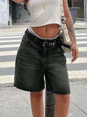 Slant Pocket Bermuda Denim Short