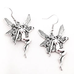 Vintage Fairy Wings Grunge Hanging Earring