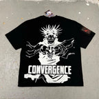 Japanese Hip Hop Graphic Cotton T-shirt