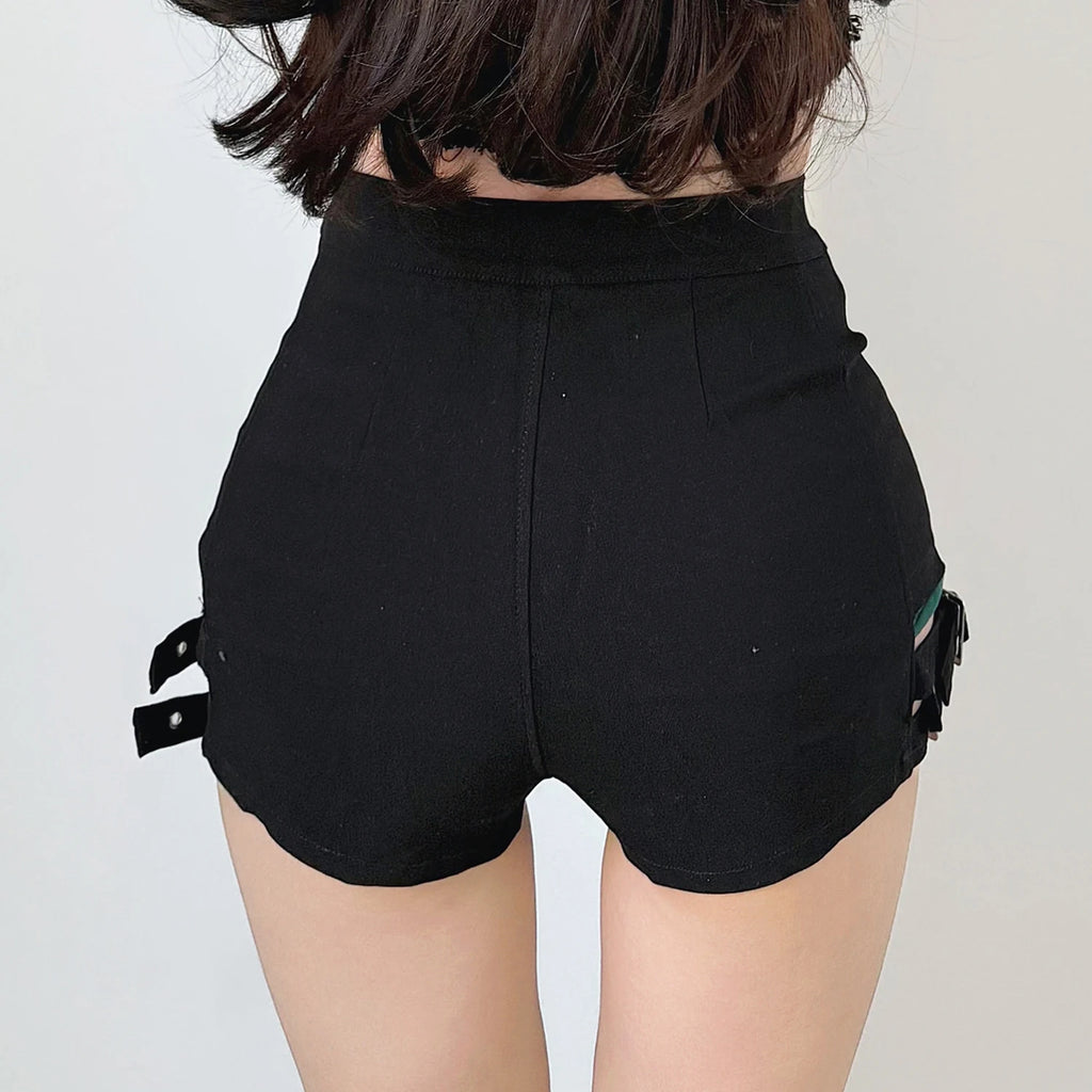 Stretchy High-Rise Casual Shorts