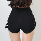 Stretchy High-Rise Casual Shorts