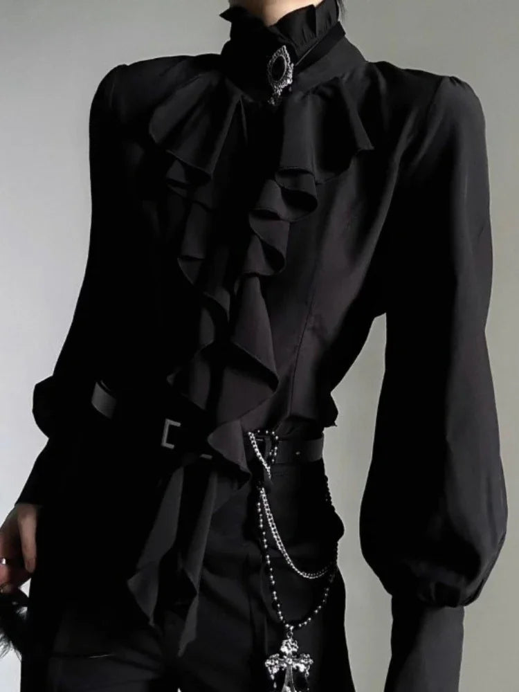 Victorian Style Ruffle Blouse Main image