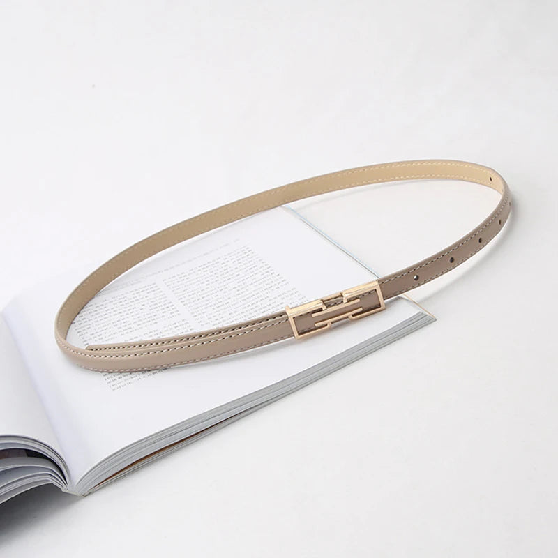 PU Gothic Leather Pin Buckle Belt