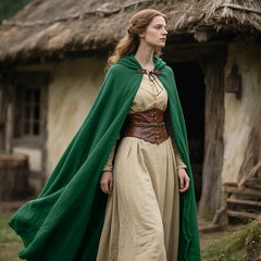 Hooded Medieval Cape Cloak