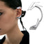 Dark Gothic Skull Death Moth Drop Earring