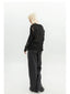 Black Gothic 90s Aesthetic Denim Pant