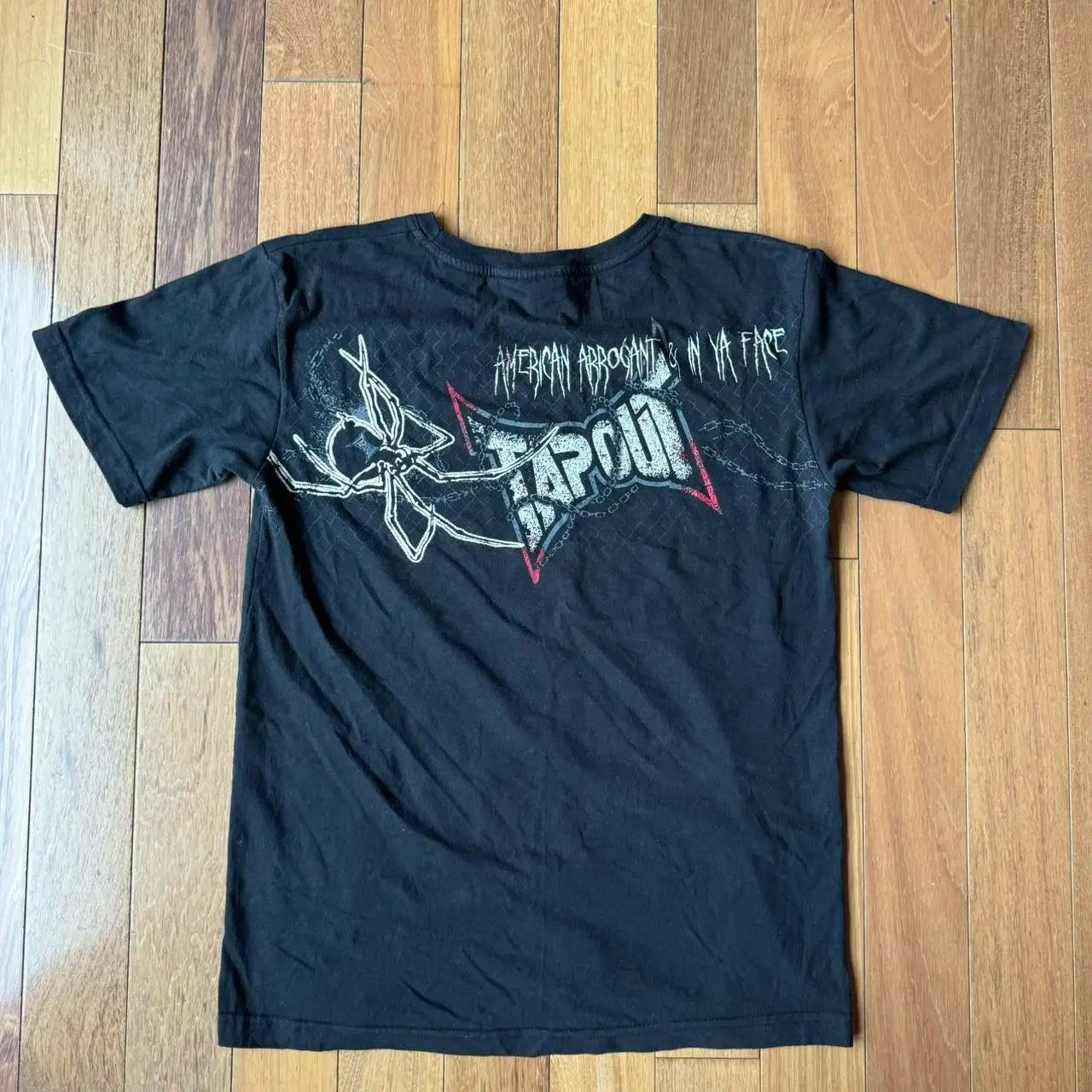Tapout Skull Graphic Printed Cotton T-shirt