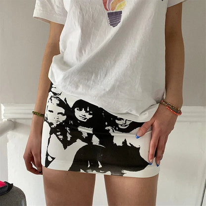 E-girl Punk Grunge Mini Skirt