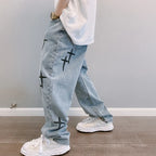 Printed Wide Leg Pants
