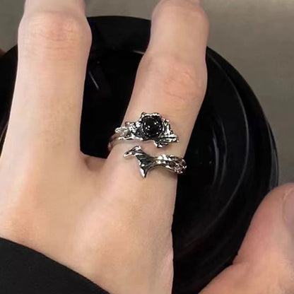 Punk Gothic Bat Wing Ring
