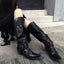 Gothic Wasteland Punk Style Vintage Motorcycle Boot