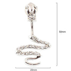 Classic Zircon Drop Gothic Belly Ring