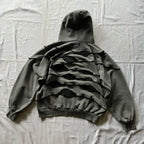 Gothic Eyes Patchwork Pullover Hoodie