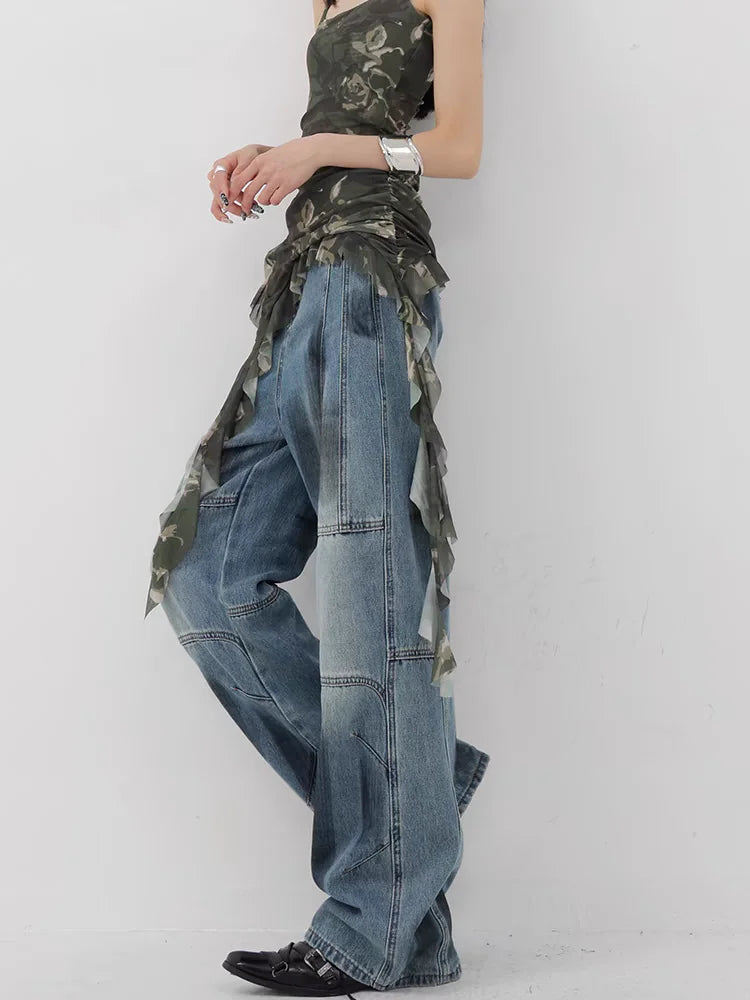 Blue Gothic Baggy Harajuku Pant Main image