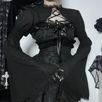 Sheer Long Sleeve Mesh Top