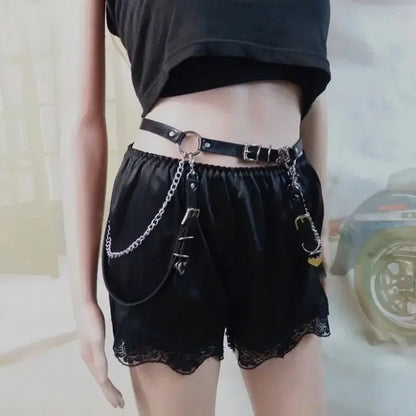 PU Gothic Leather Hip Hop Punk Belt
