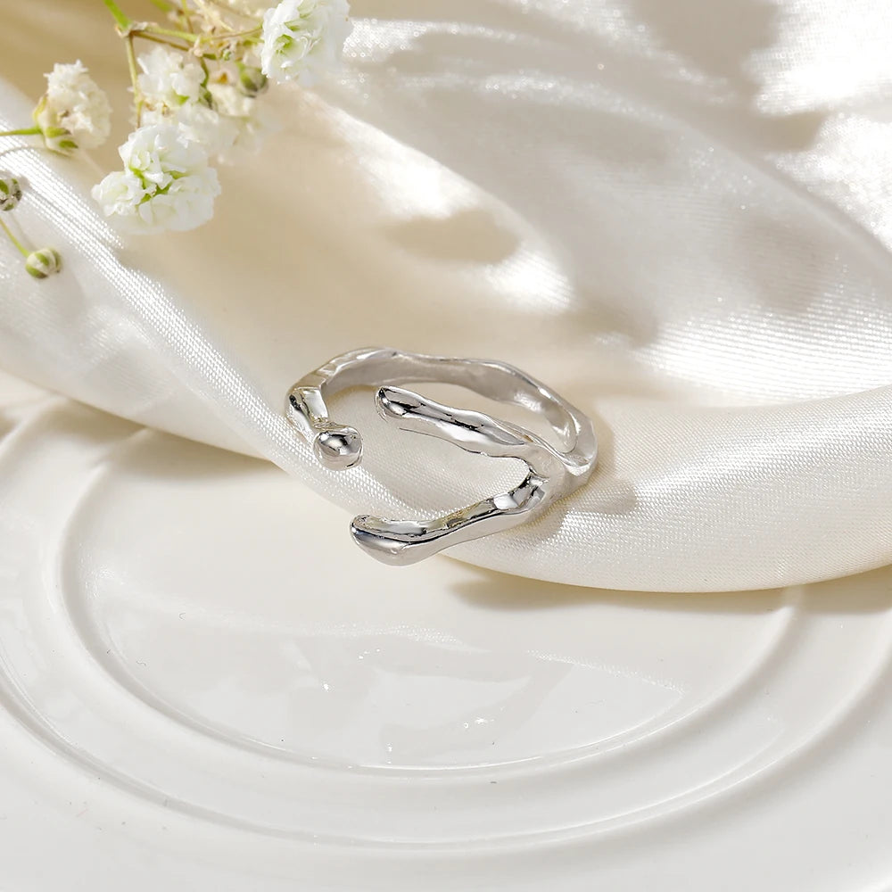 Gothic Animal Butterfly Zircon Star Ring
