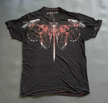 Pure Cotton Gothic Oversized T-shirt