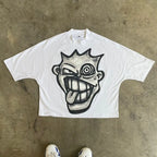 Quirky Pattern Print Cotton T-shirt