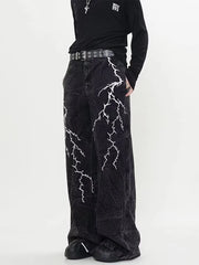 Black Gothic Baggy Harajuku Denim Pant