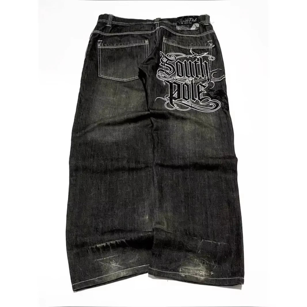 Letter Embroidery Wide Leg Pants Secondary image