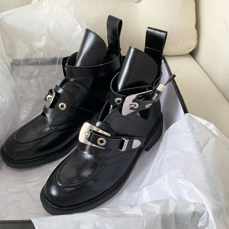 Platform British Style Retro Chelsea Gothic Boot Main image