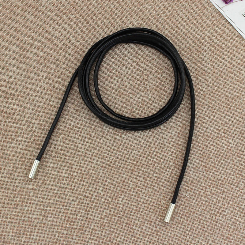 PU Gothic Leather Pin Buckle Belt