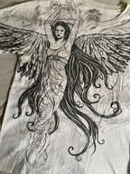 Goddess Print Vintage Cotton T-shirt