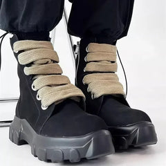 Autumn Motorcycle Gothic Platform Rock Boot