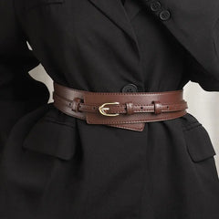 PU Gothic Leather Detachable Pin Buckle Belt
