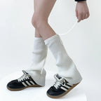Gothic Knitted Strappy Flared Sock