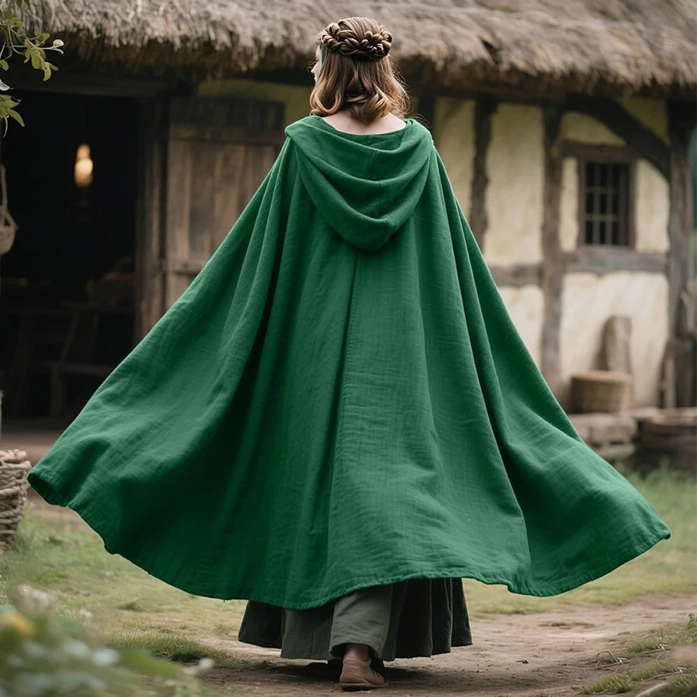 Hooded Medieval Cape Cloak Secondary image
