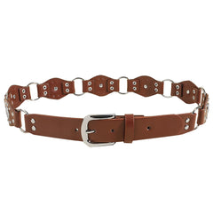 Spice Girl Gothic Rivet Slim-Fit Belt