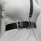 Fashion Gothic Leather Waist Belt