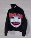 Gothic Pattern Print Oversized Hoodie
