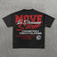 Hip Hop Letter Print Cotton Oversized T-shirt