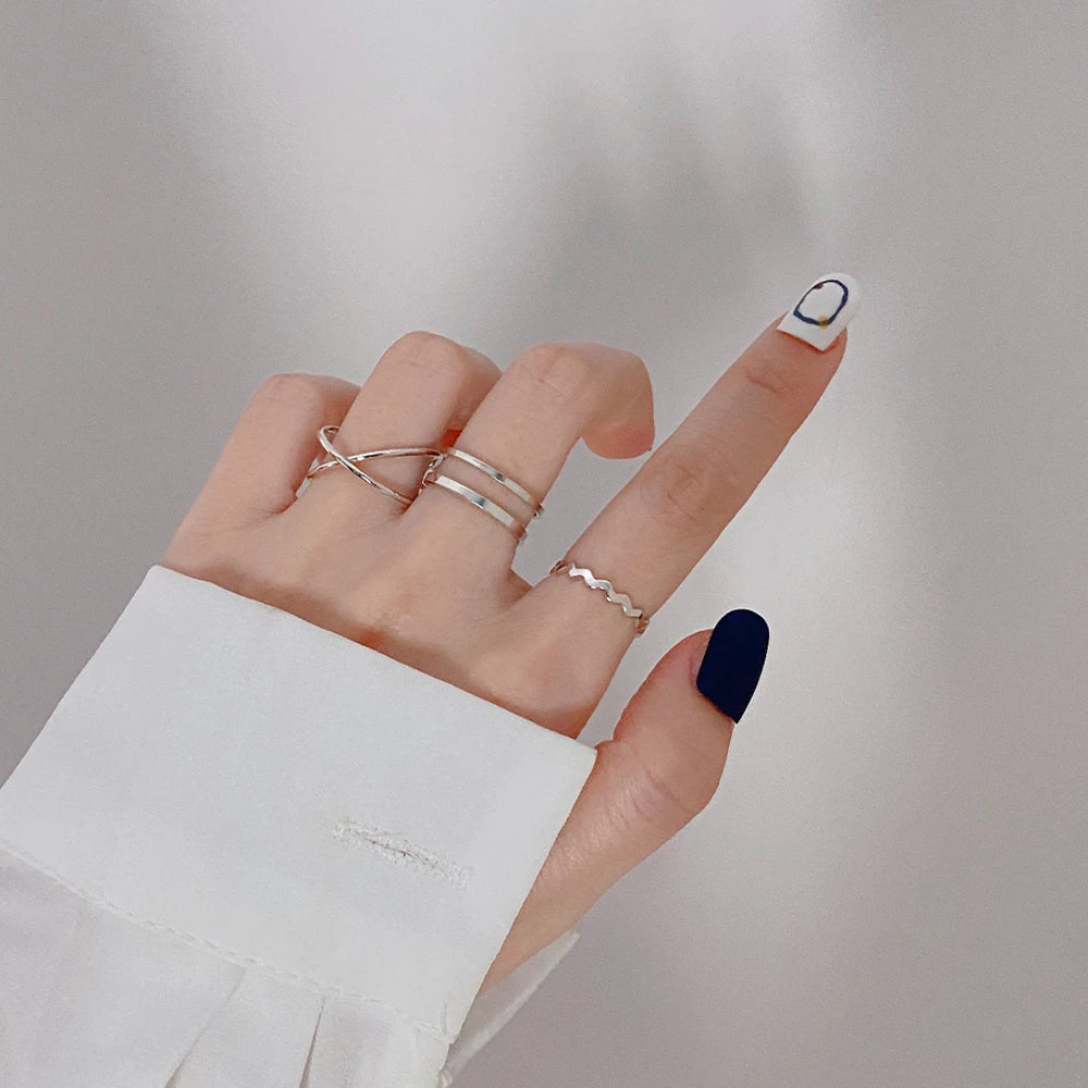 Fashion Simple Gothic Cross Punk Ring