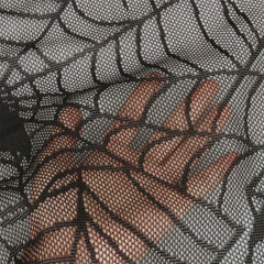 Gothic Bat Print Mesh Top