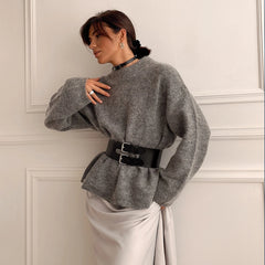 Fashion Gothic Leather Harness Belt