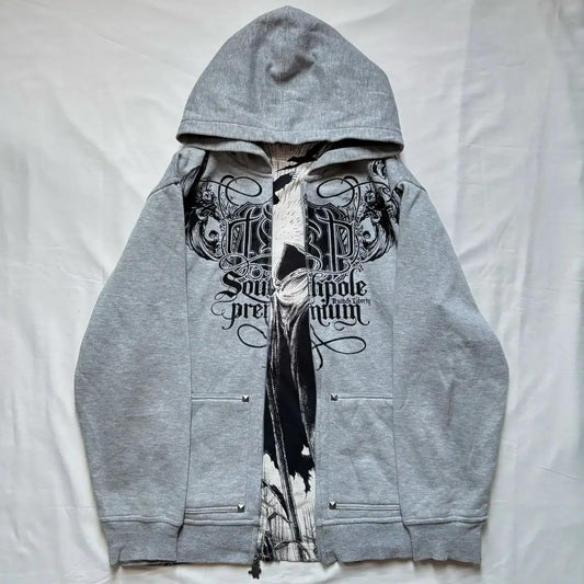 Affliction Street Gothic Zipper Hoodie