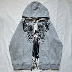 Affliction Street Gothic Zipper Hoodie