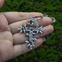 Sun Moon Celestial Gothic Hoop Earring