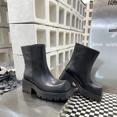 New Chelsea Short Gothic Platform Boot