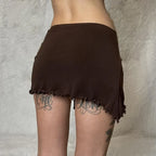 Irregular Drawstring Bandage Skirt