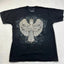 Red Letter Print Gothic Cotton T-shirt