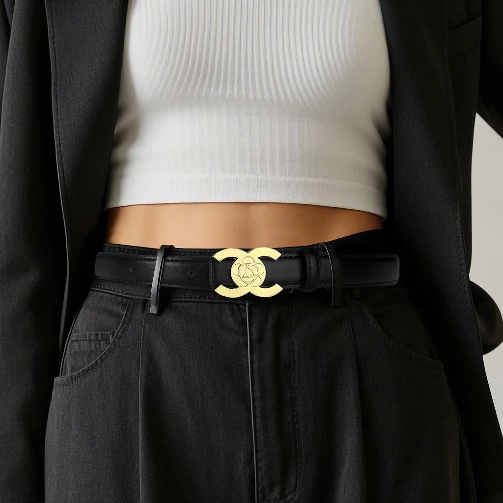 Luxury Gothic Designer Letter Belt Main image