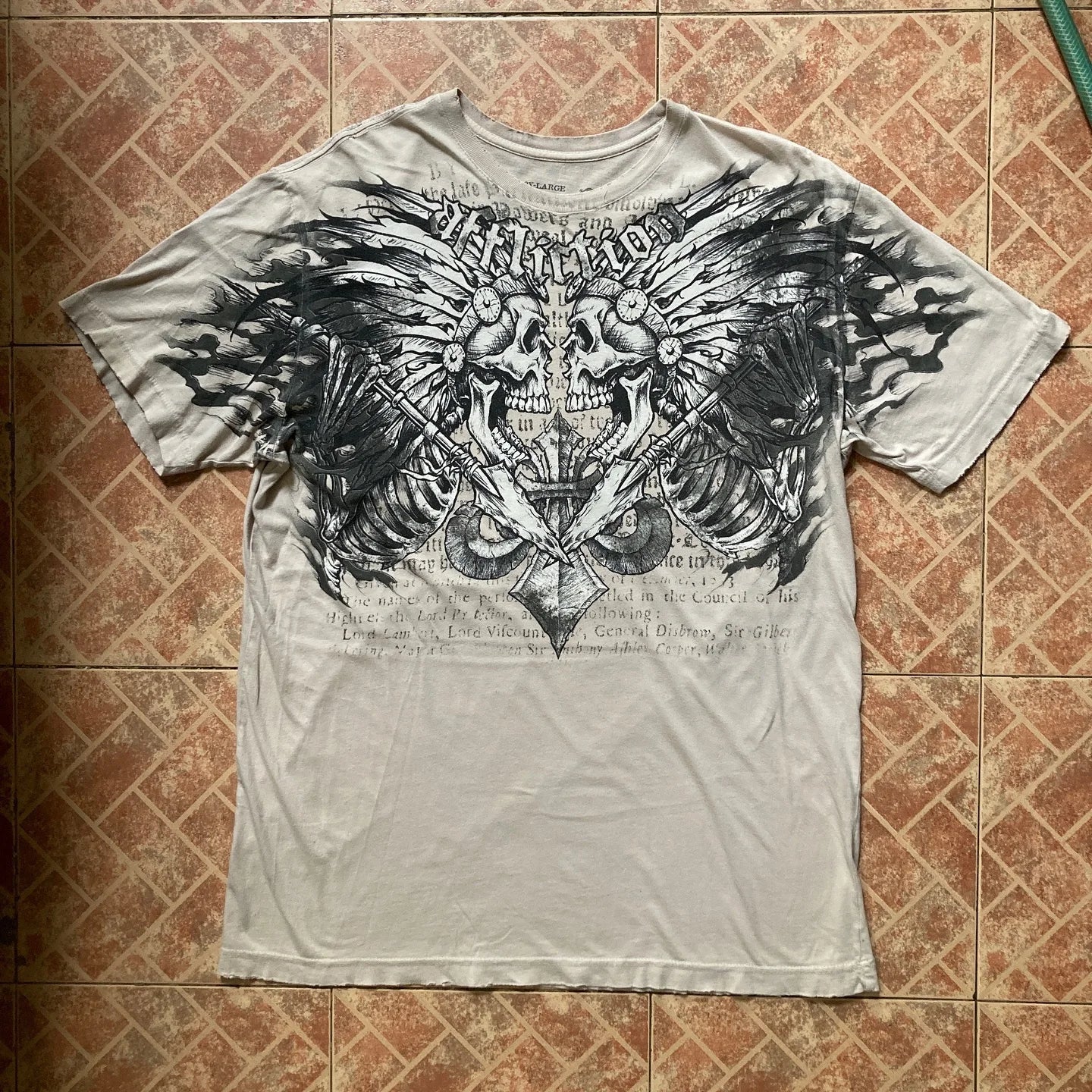 Affliction Logo Cotton T-shirt Main image