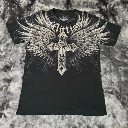Affliction Logo Cotton T-shirt