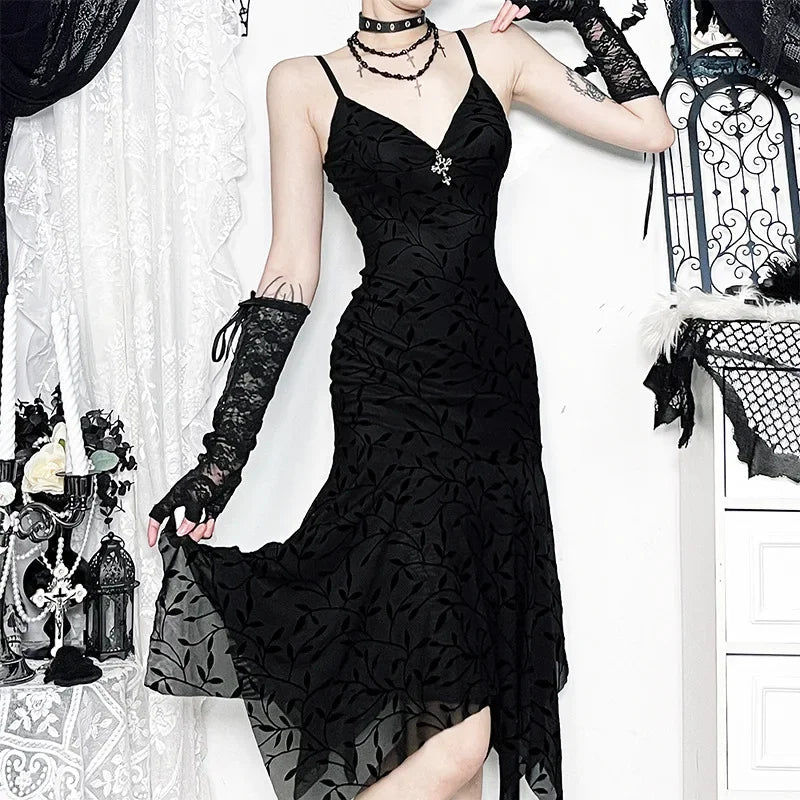 Vintage Bodycon Straps Midi Dress Secondary image